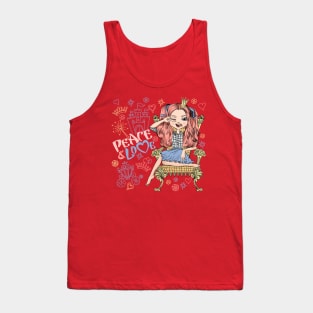 Fashionable girl princess Tank Top